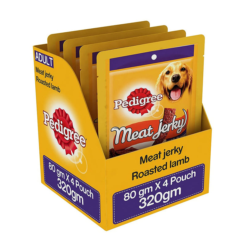Pedigree - Meat Jerky Stix - Roasted Lamb - Dog Treats - 80gm