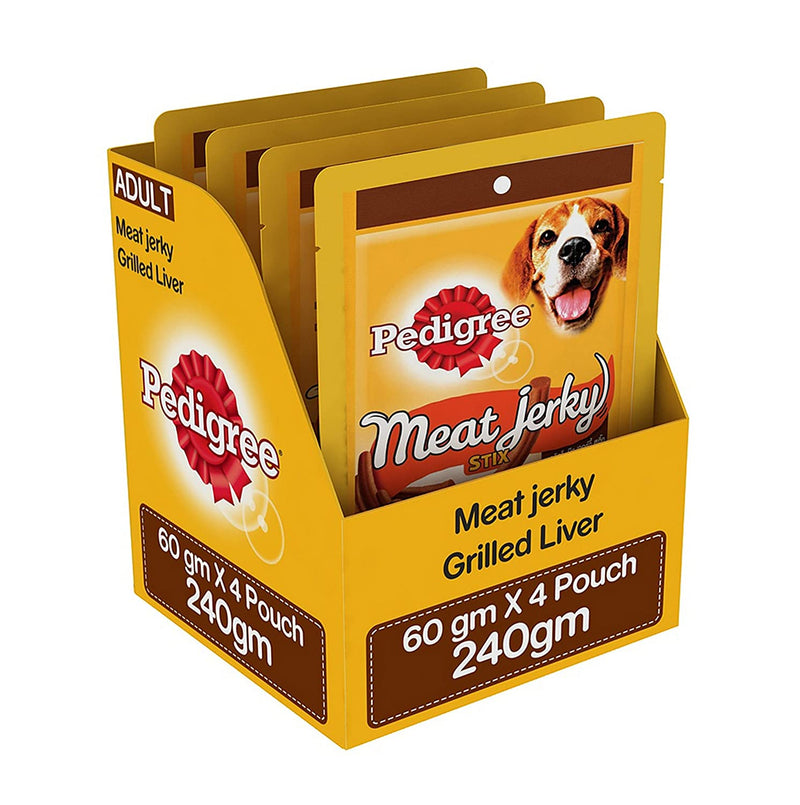 Pedigree - Meat Jerky Stix - Grilled Liver - Adult Dog Treats - 60gm