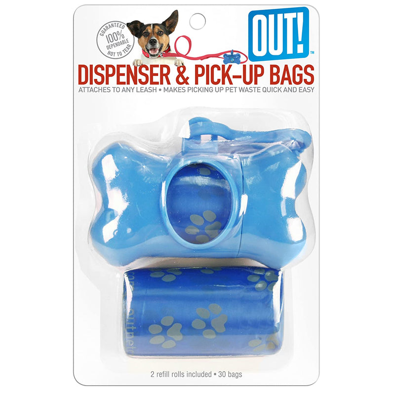 OUT! - Bone Dispenser & Waste Pick-Up Bags