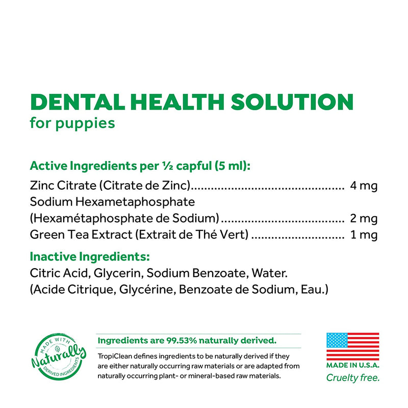 Tropiclean - Fresh Breath Oral Care Water Additive for Puppies, 473 ml