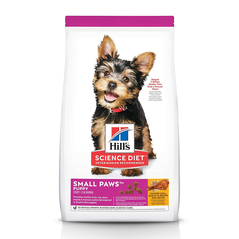 Hill's Science Diet Puppy Small Paws Chicken Meal, Barley & Brown Rice Recipe
