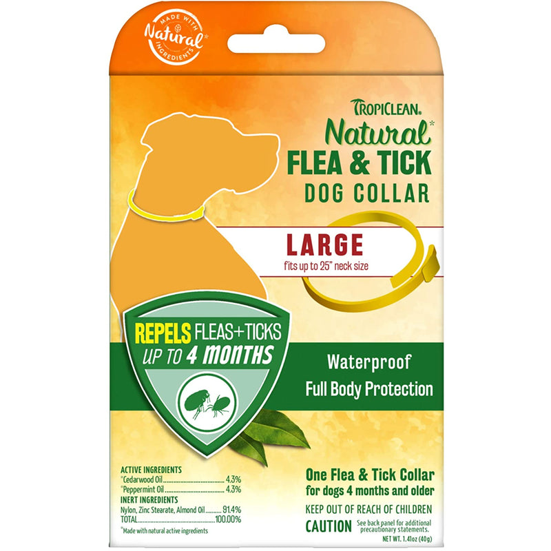 Tropiclean - Natural Flea And Tick Collar For Large Dogs