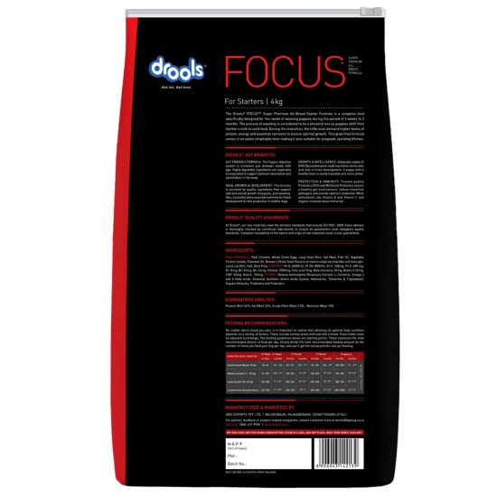Drools - Focus - Starter Super Premium - Dry Food For Starter Dog