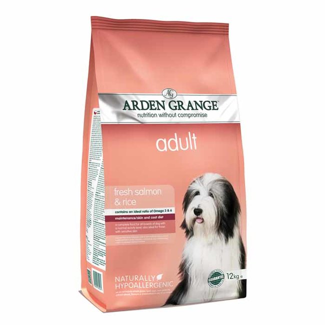 Arden Grange Adult Dog Food, Salmon and Rice