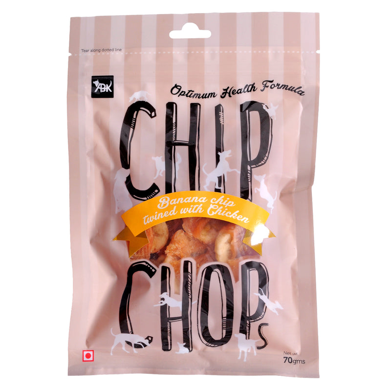 Chip Chops - Banana Chicken - Dog treats - 70g