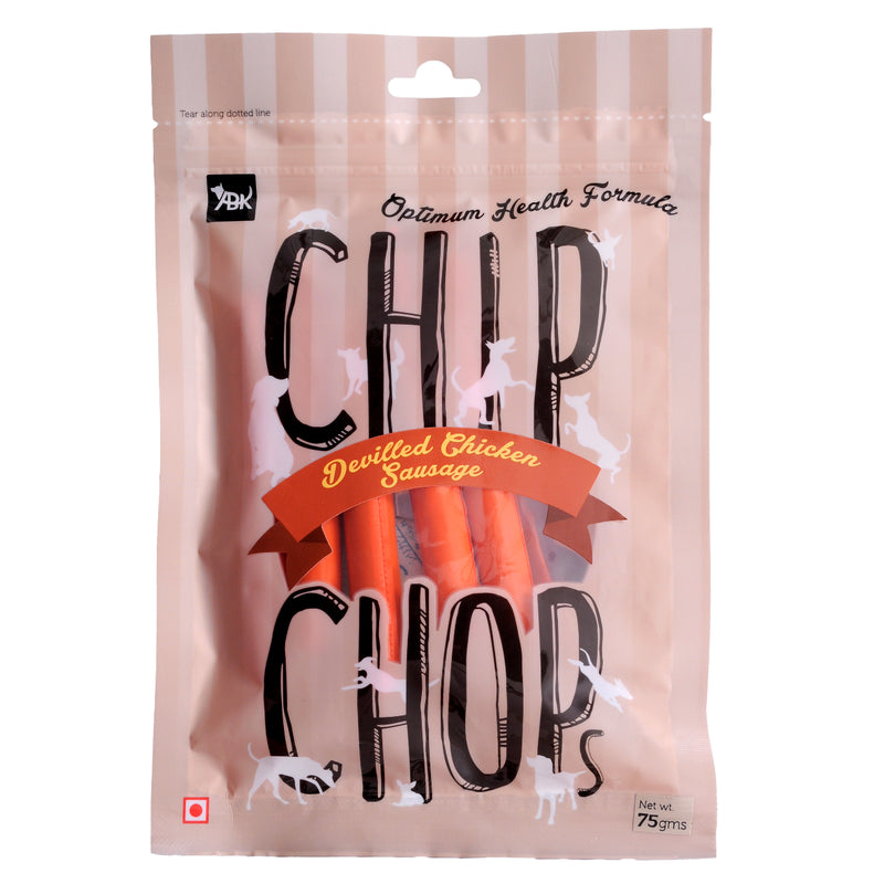 Chip Chops - Chicken Sausages - Dog treats - 75g