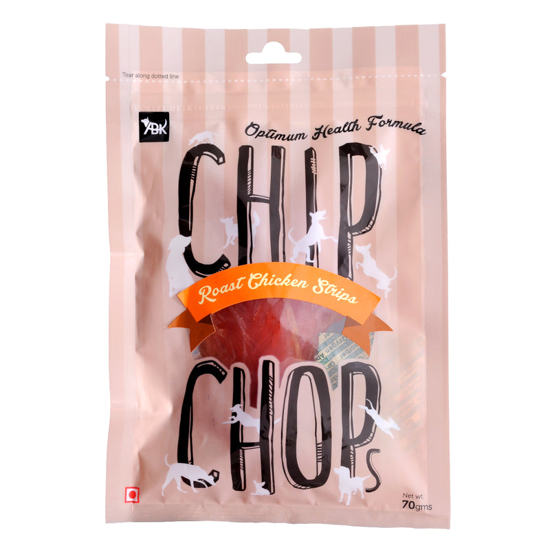 Chip Chops - Roast Chicken Strips - Dog treats - 70g, 250g