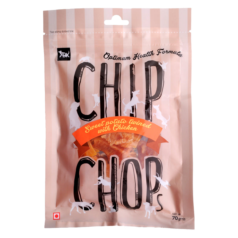 Chip Chops - Sweet Potato & Chicken - Dog treats - 70g