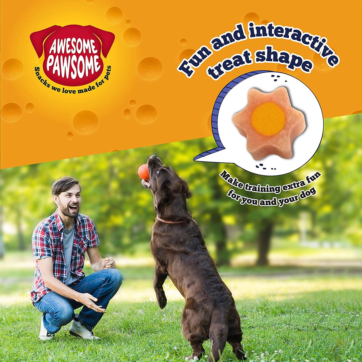 Awesome Pawsome - Baconmania All-Natural Grain-Free Dog Treats, 85g