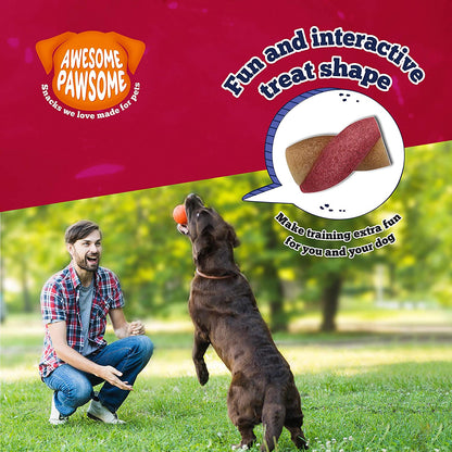 Awesome Pawsome - Peanut Butter & Cranberry All-Natural Grain-Free Dog Treats, 85g