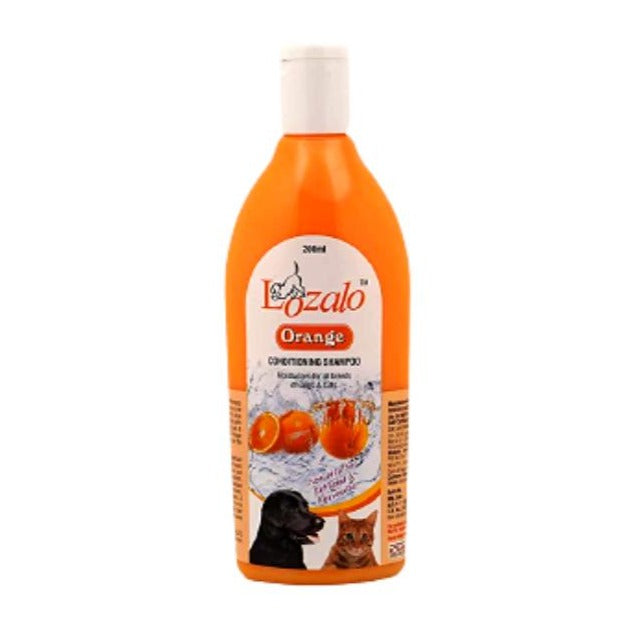 Lozalo - Orange Shampoo for dogs and cats, 200 ml