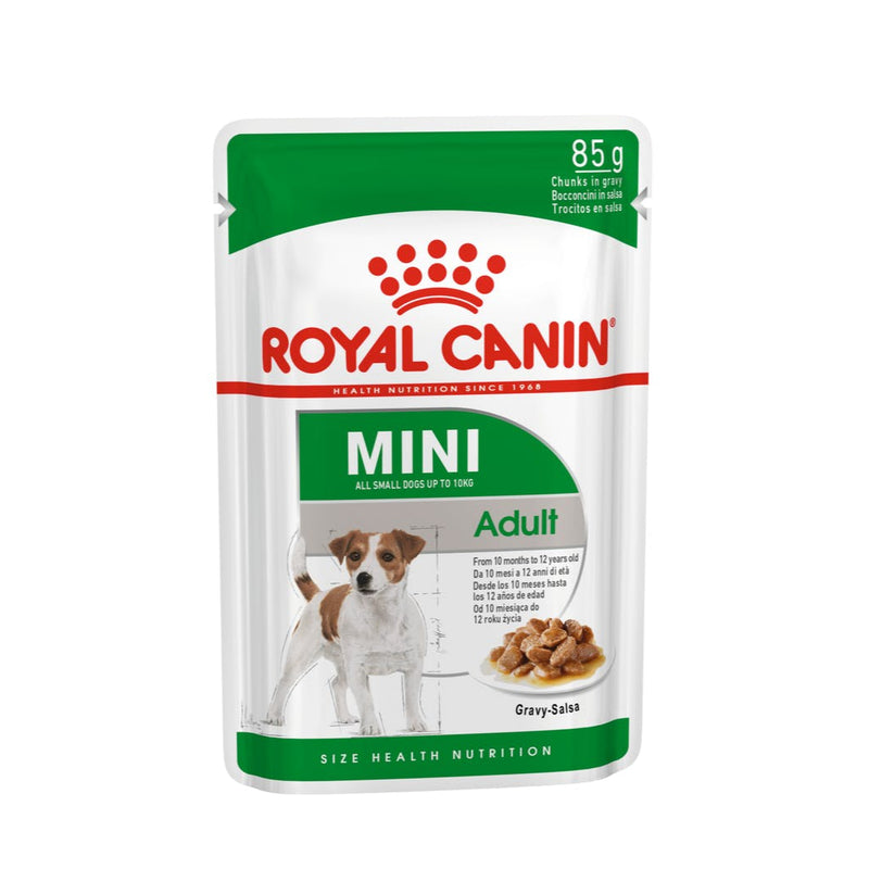 Royal Canin - Wet Dog Food - Mini Adult - 85g X 12 Pouches