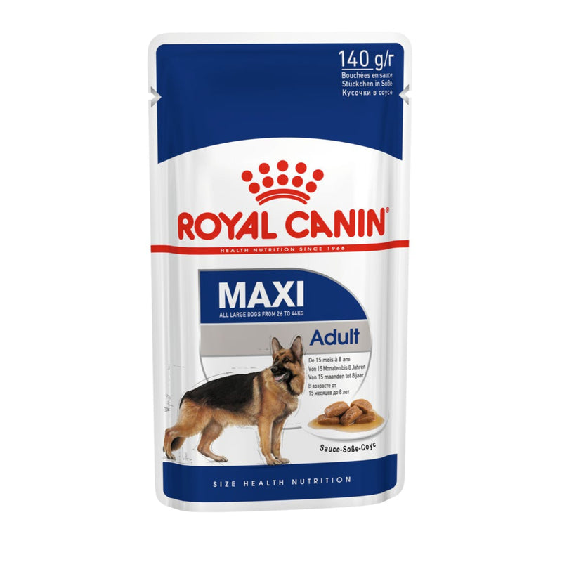Royal Canin - Wet Dog Food - Maxi Adult - 140g X 10 Pouches