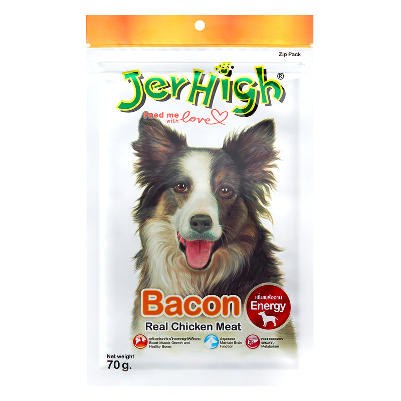 Jerhigh - Chicken Bacon Dog treats - 70gm
