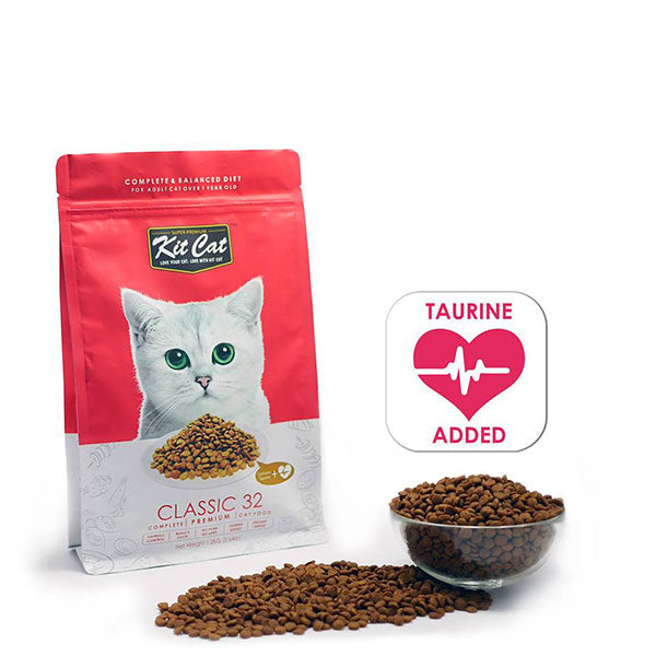Kit Cat - Classic 32 (Taurine Added) - Dry Cat Food