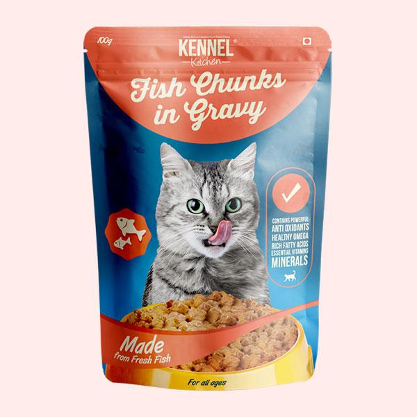 Kennel Kitchen - Fish Chunks in Gravy - Cat Food