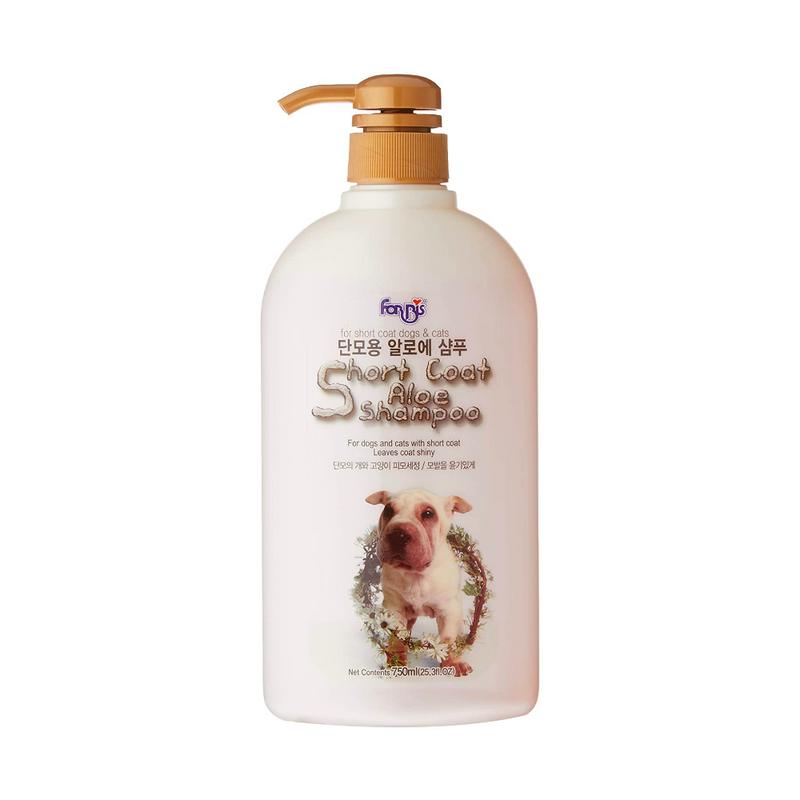 Forbis - Short Coat Aloe Shampoo for dogs and cats, 750 ml