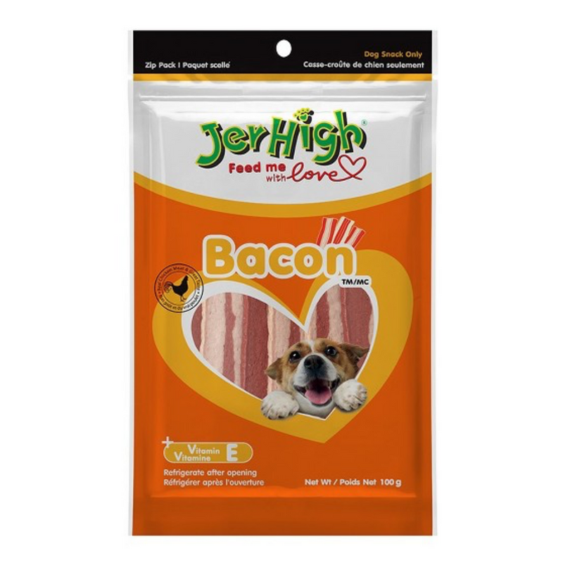 Jerhigh - Bacon Dog treats -100g