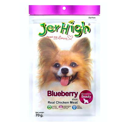 Jerhigh - Chicken Blueberry Dog treats - 70gm