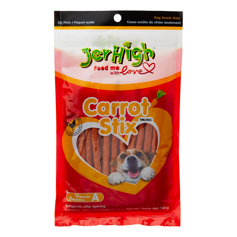 Jerhigh - Carrot Stix Dog treats - 100g