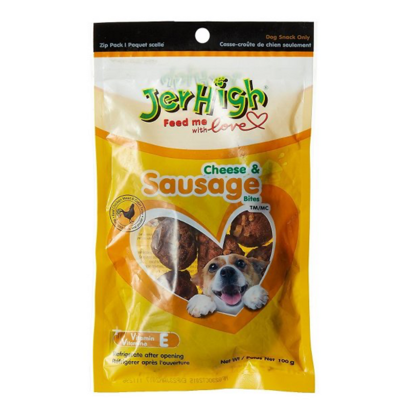 Jerhigh - Cheese and Sausage Dog treats - 100g