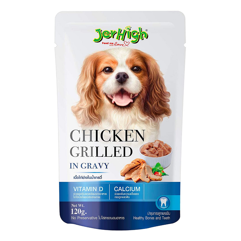 Jerhigh - Grilled Chicken in Gravy - 120g
