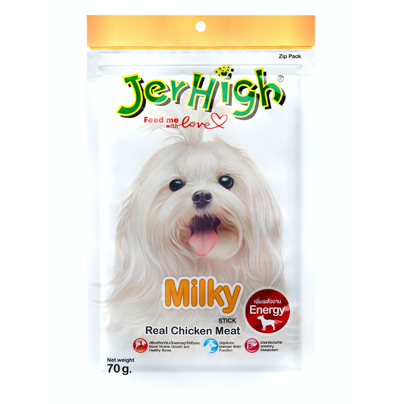 Jerhigh - Chicken Milky Stick Dog treats - 70gm