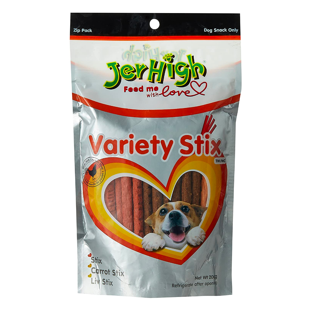 Jerhigh - Variety Stix Dog treats - 200g