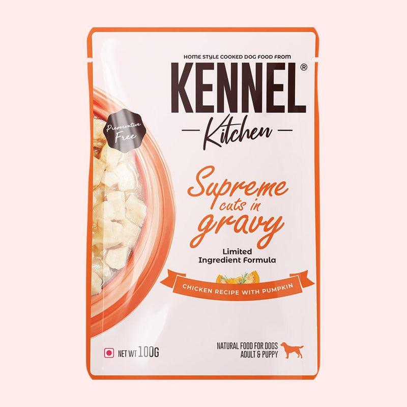 Kennel Kitchen - Supreme Cuts in Gravy - Chicken Recipe with Pumpkin