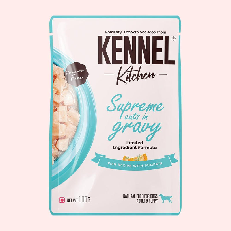 Kennel Kitchen - Supreme Cuts in Gravy - Fish Recipe with Pumpkin