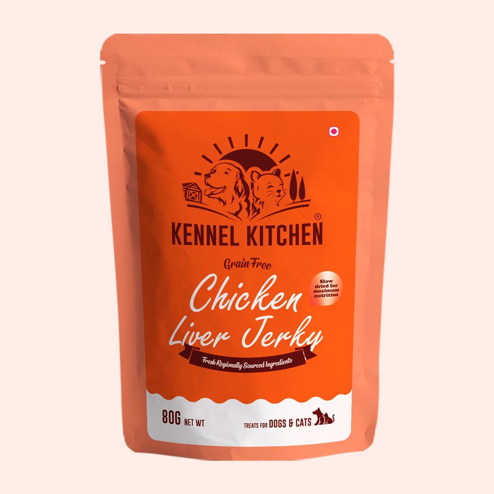 Kennel Kitchen Treats Chicken Liver Jerky for Dog Cat