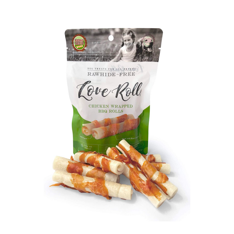 Rena - LOVE Chicken Wrapped Barbeque Rolls, 7 pcs, 154 g