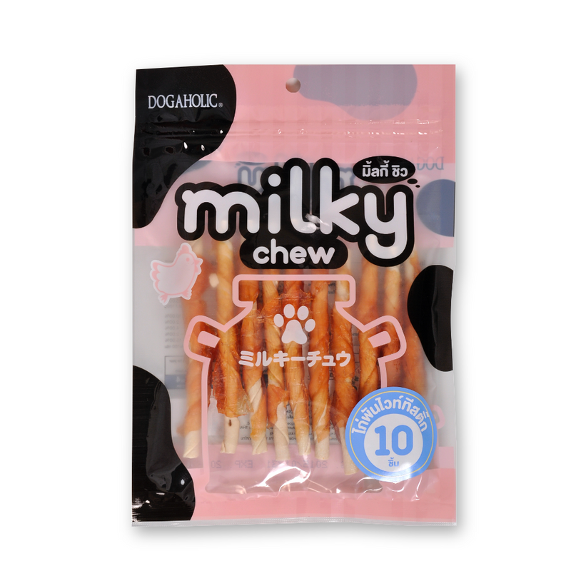 Milky Chew Chicken Stick Style Dog Treat (10 pieces)