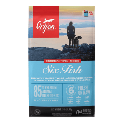 Orijen six fish dog food