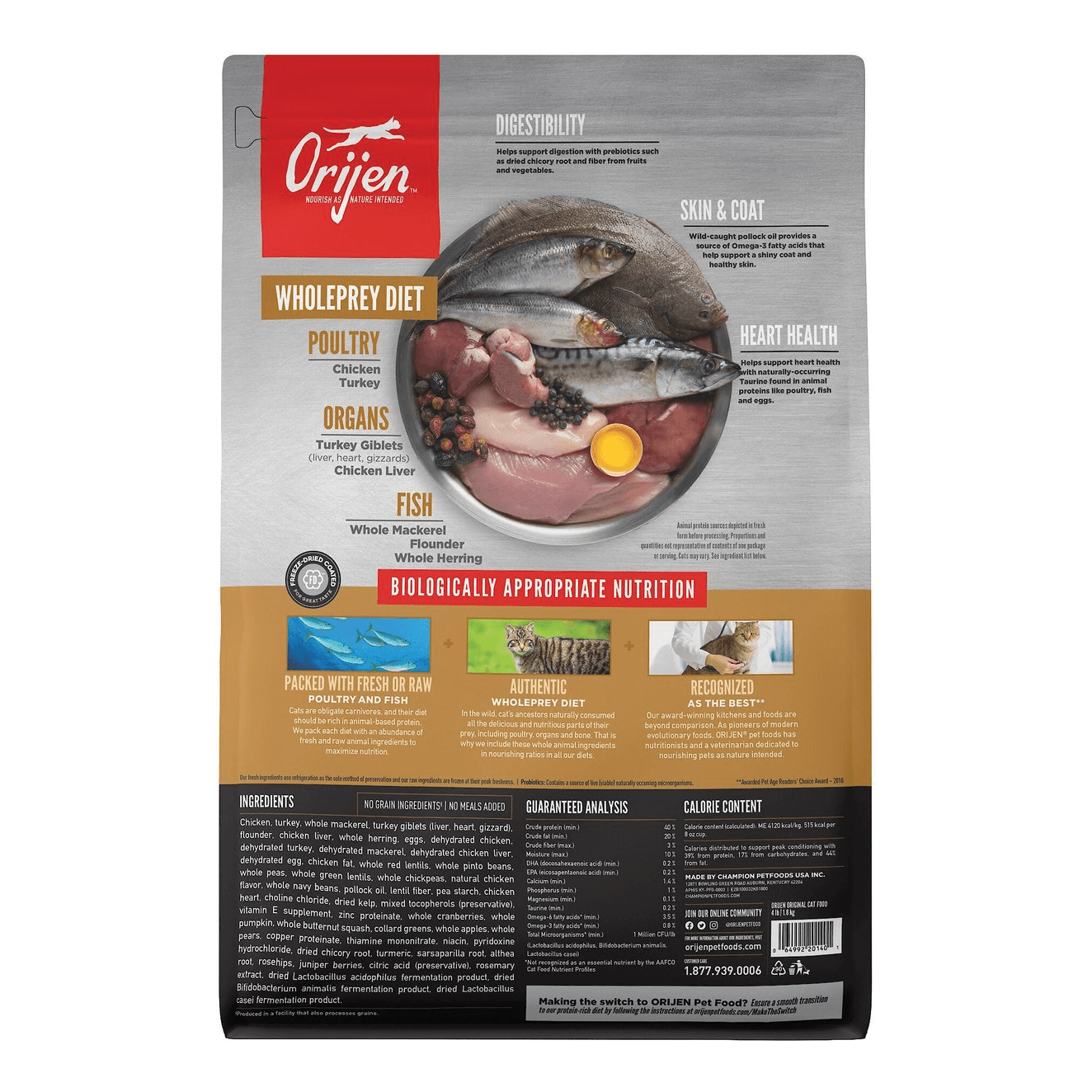 Orijen Original Cat & Kitten Dry Food