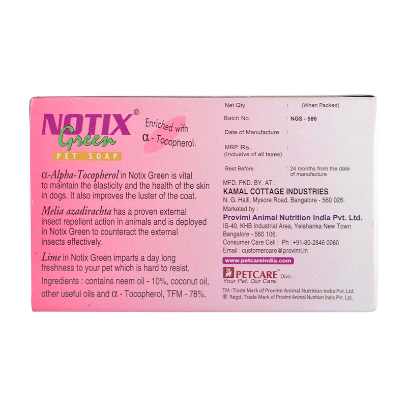 Petcare - NOTIX Green soap For Dogs, 75g