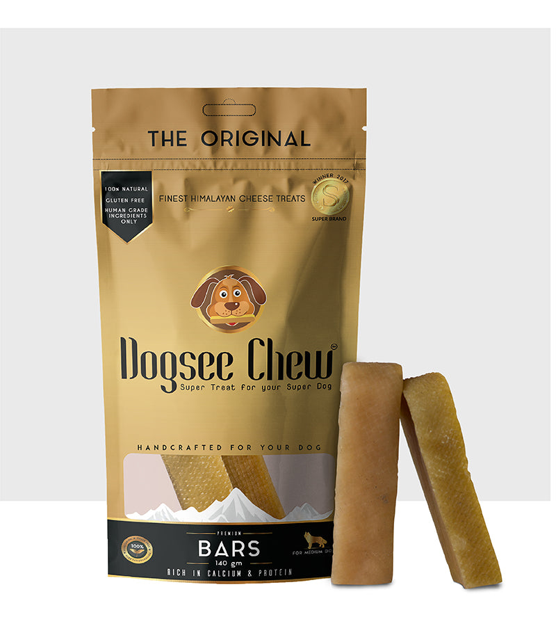 Dogsee Medium Bars, Long-lasting Dental Chews For Medium Dogs, 140gm