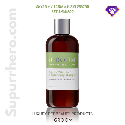 iGroom - Argan + Vitamin E Moisturizing pet shampoo