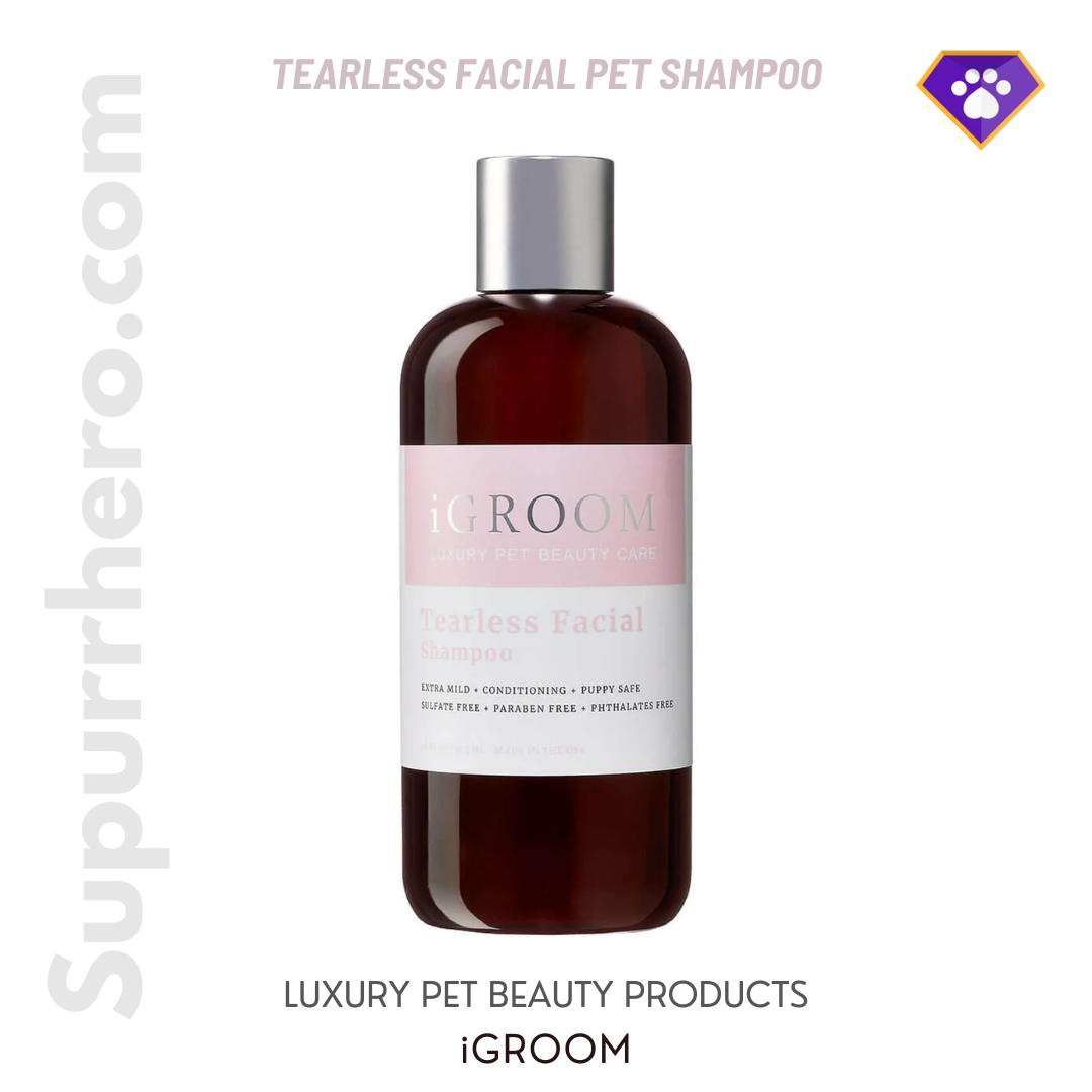 iGroom Tearless Facial Pet Shampoo bottle