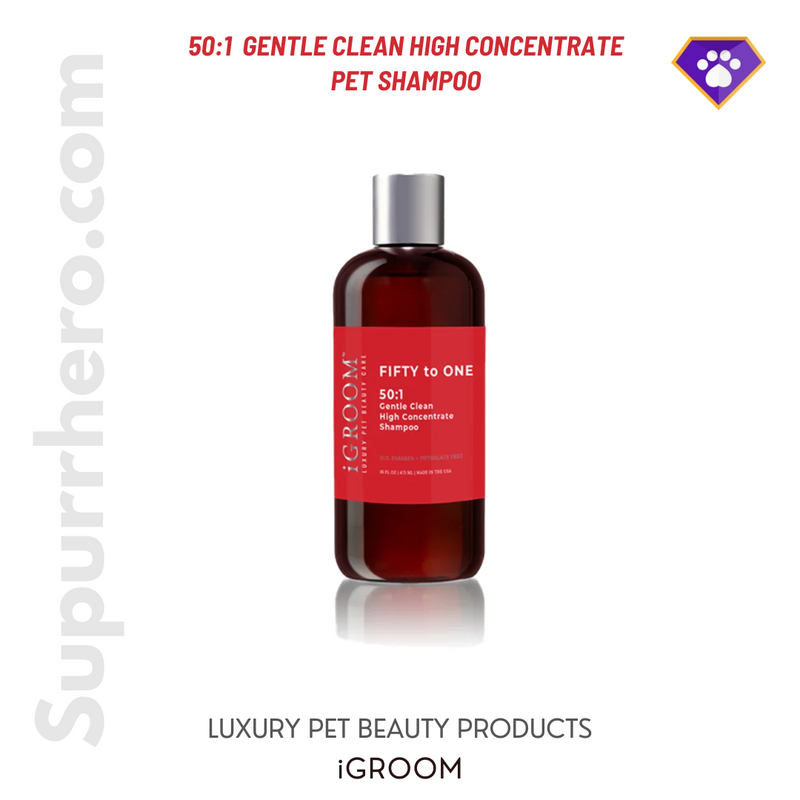 iGroom - Fifty To One (50:1) Gentle Clean High Concentrate Pet Shampoo