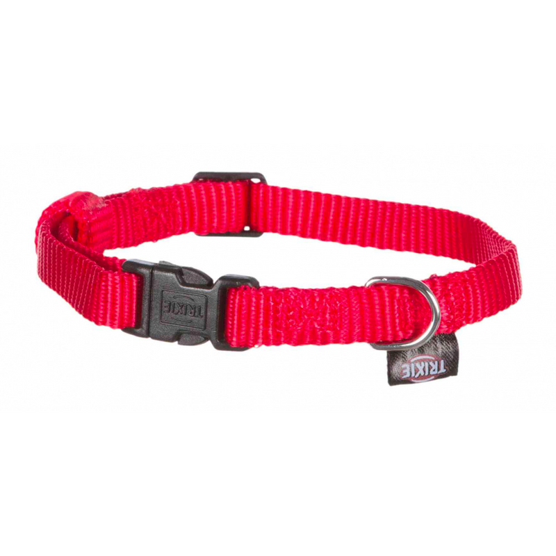 Trixie - Classic collar - Red, Small-Medium, for dogs