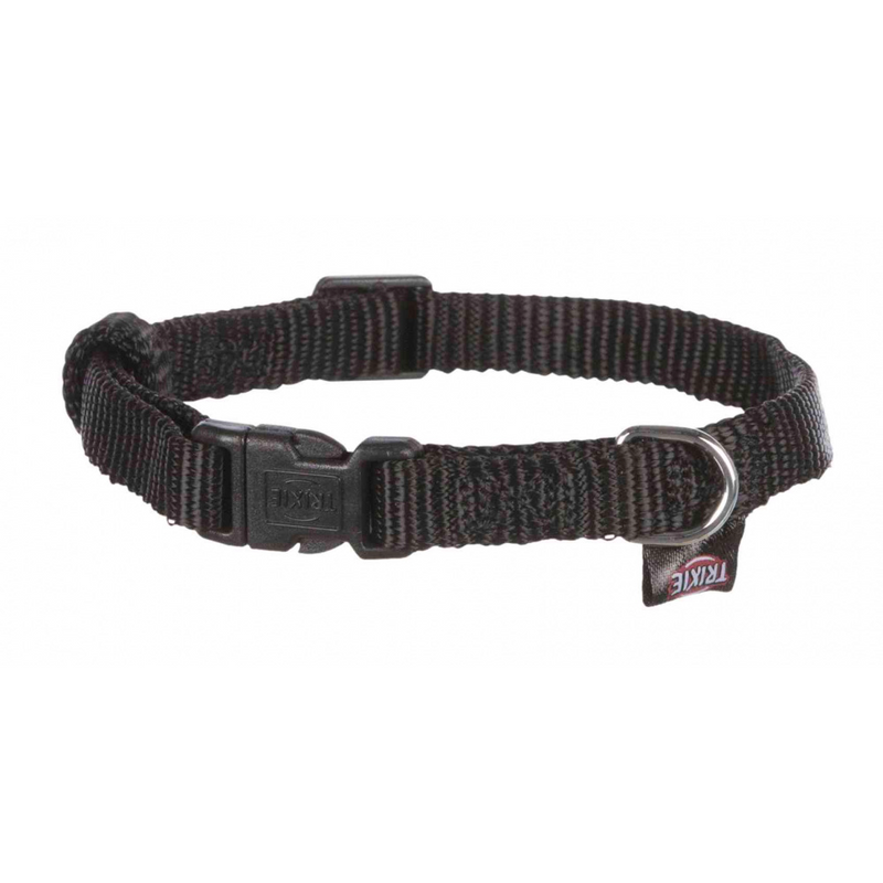 Trixie - Classic collar - Black, Small-Medium, for dogs
