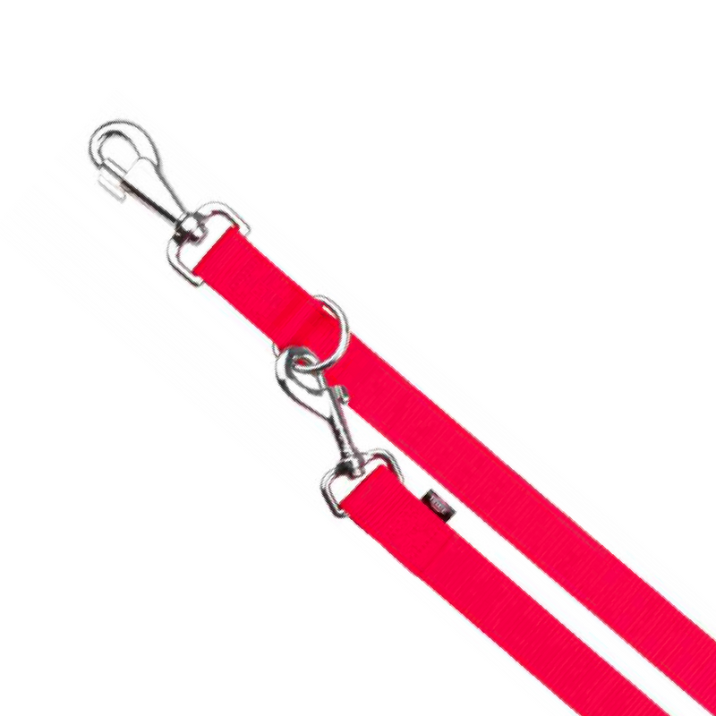 Trixie - Classic leash, fully adjustable - Red, L-XL, for dogs