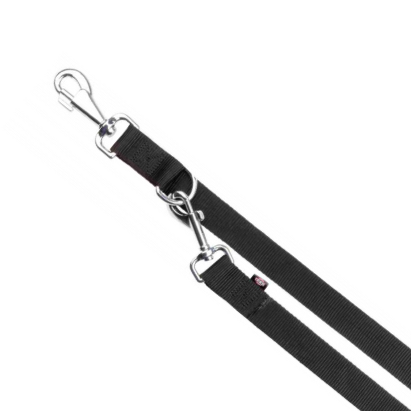 Trixie - Classic leash, fully adjustable - Black, L-XL, for dogs