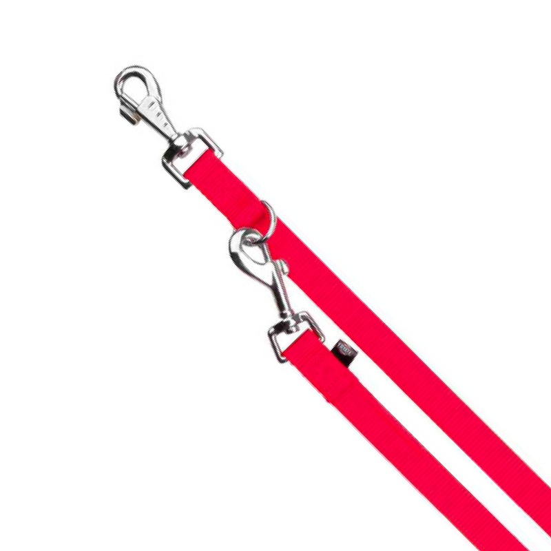 Trixie - Classic leash, fully adjustable - Red, M-L, for dogs