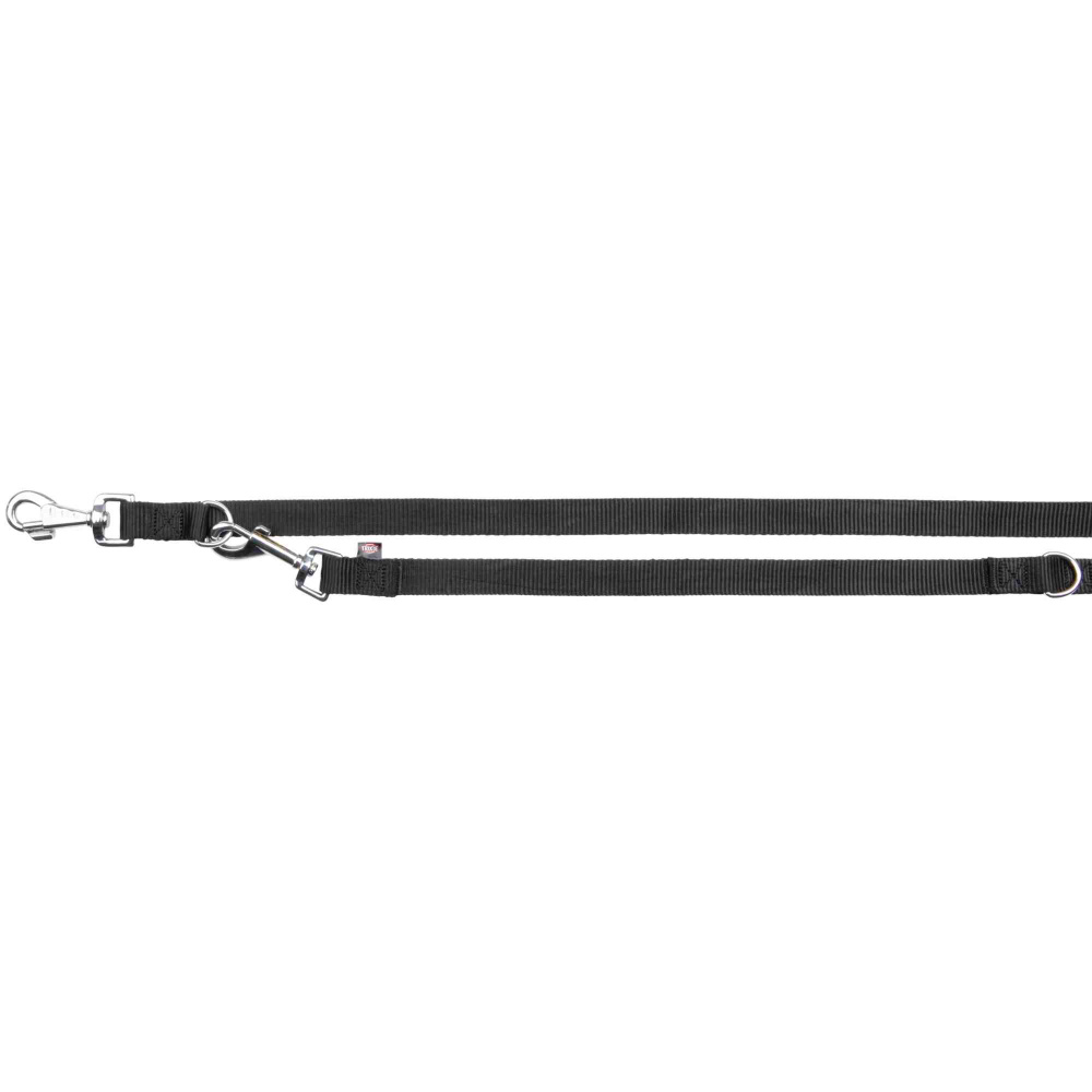 Trixie - Classic leash, fully adjustable - Black, M-L, for dogs