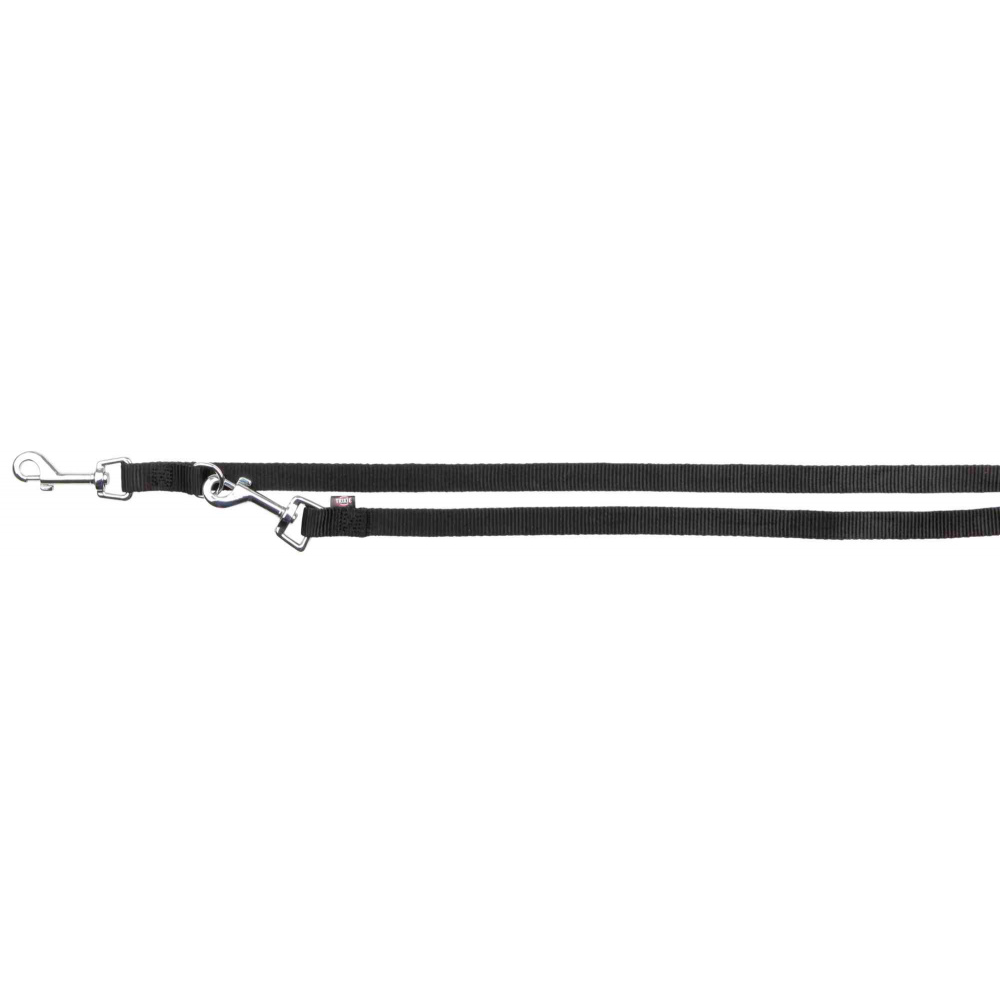 Trixie - Classic leash, fully adjustable - Black, XS-S, for dogs