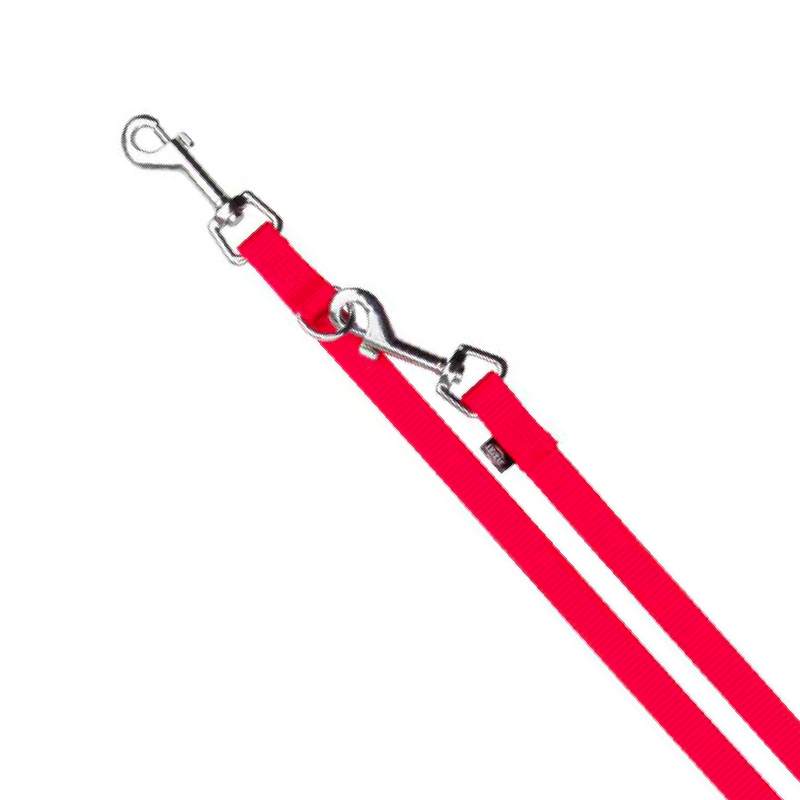 Trixie - Classic leash, fully adjustable - Red, XS-S, for dogs