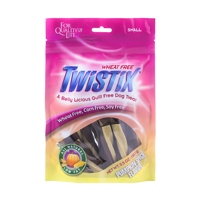 Twistix - Pumpkin and Spice flavour dog dental treats