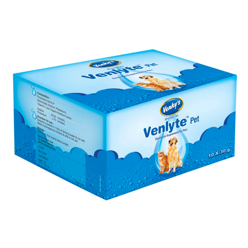 Venkys - Venlyte Pet - Electrolyte powder - 30g